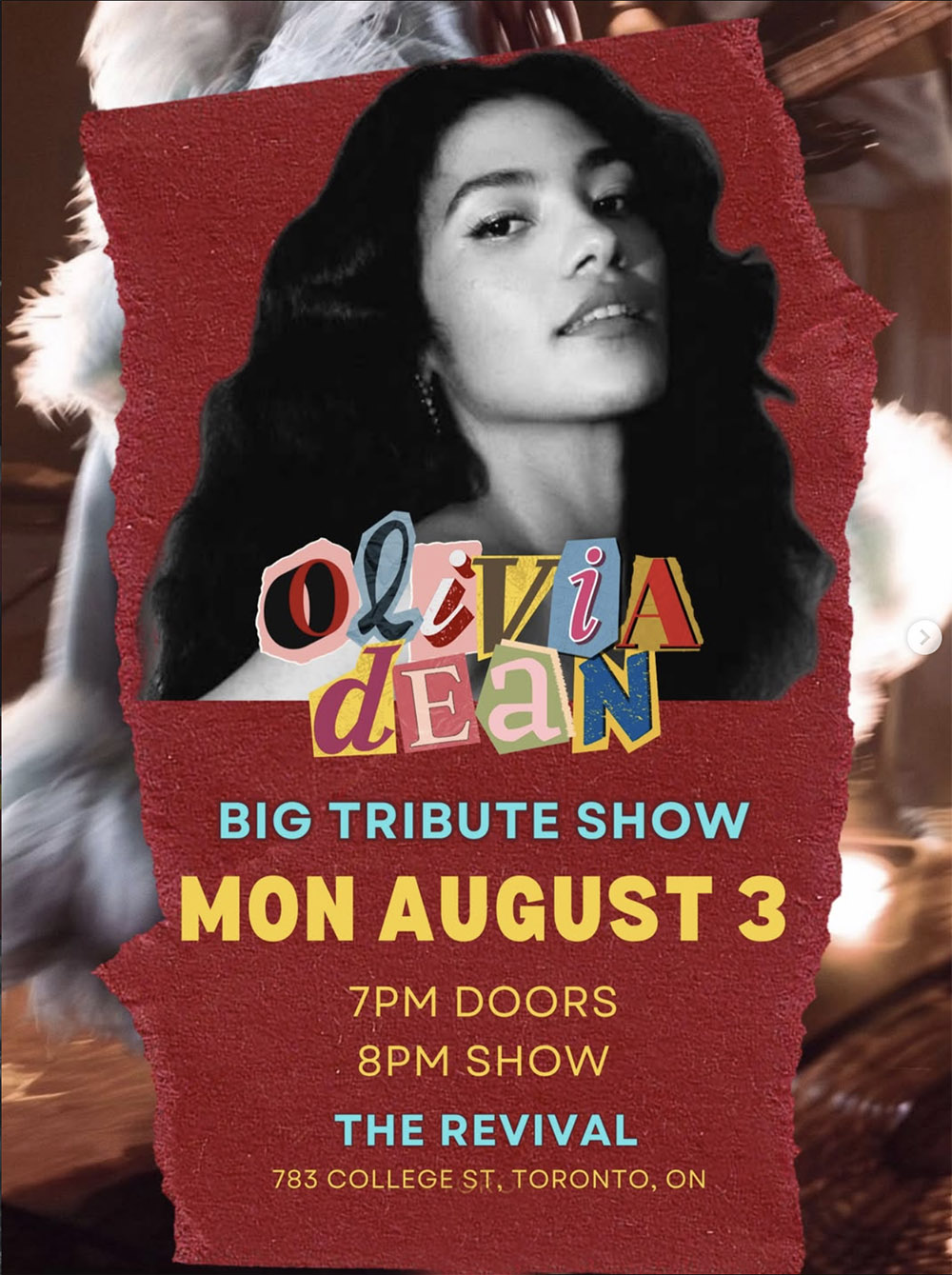 Olivia Dean BIG Tribute Show